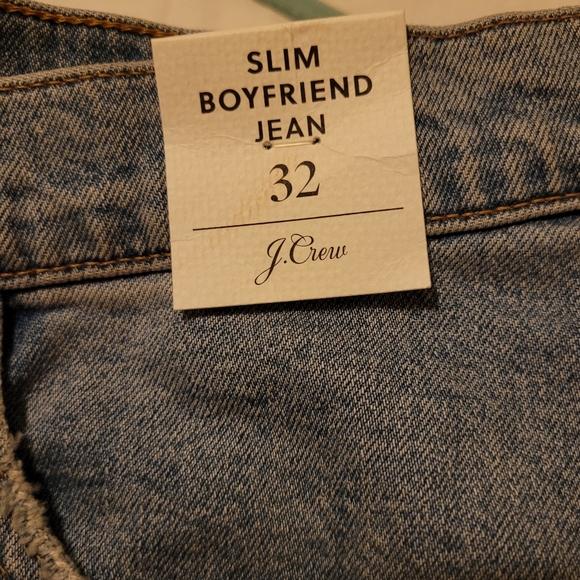 J. Crew Slim boyfriend jean in Darcy Bay wash BD387 Sz 32 NWT - Picture 3 of 4
